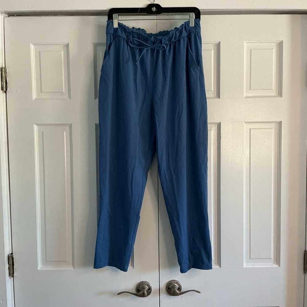 Lululemon Stretch High-Rise Pant 7/8 Length blue size 10 - Picture 3 of 8
